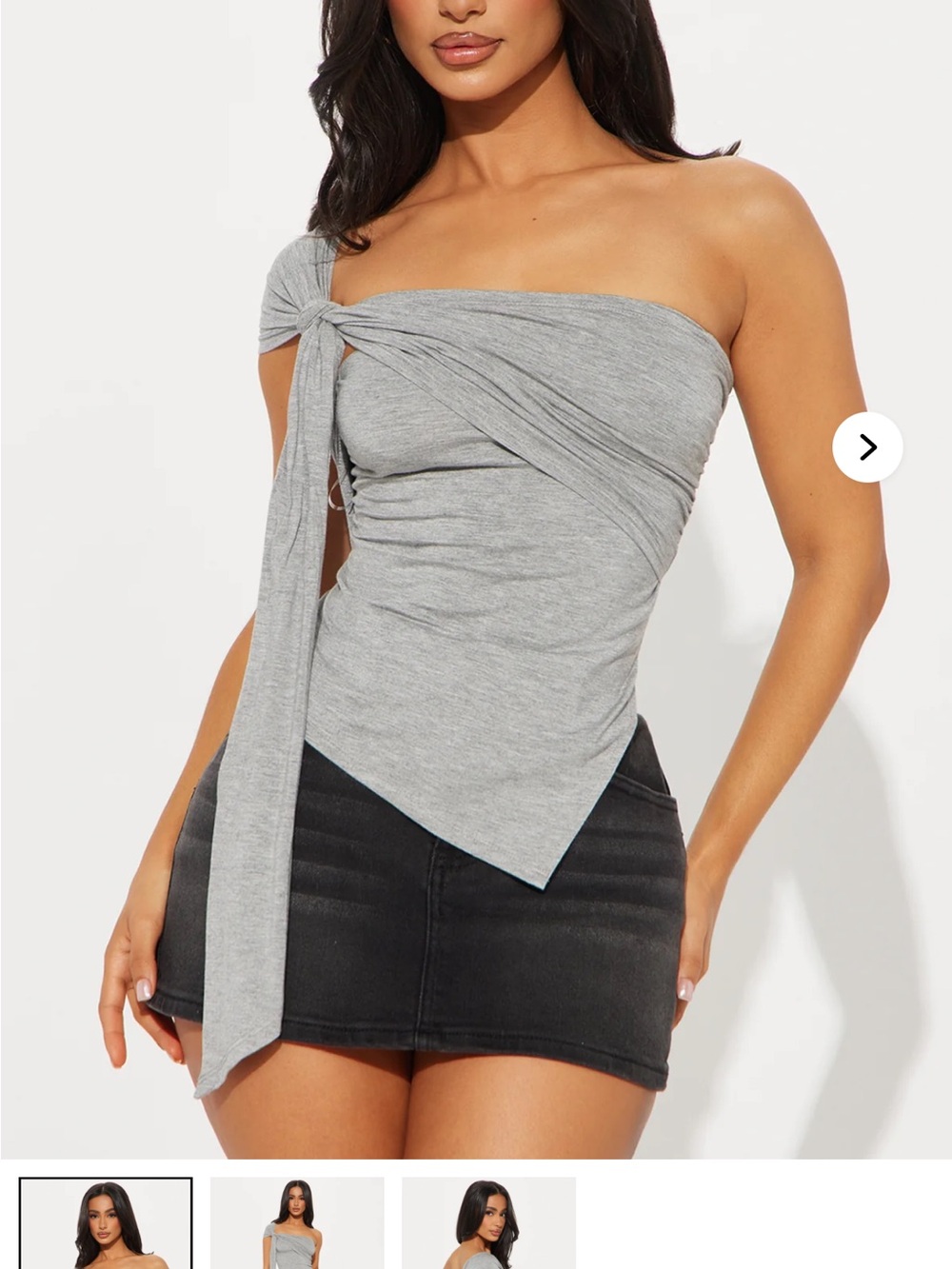 Fashion Nova One-Shoulder Top